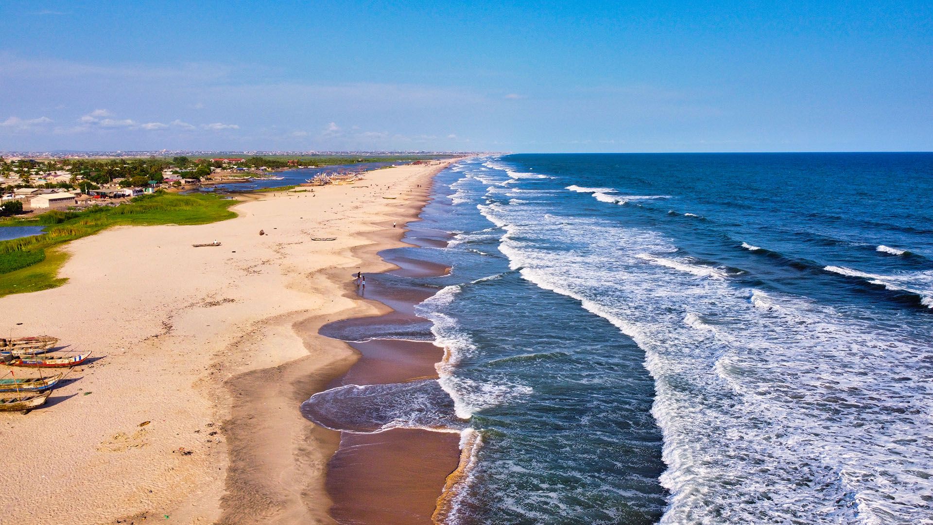 Photograph of Kokrobite Beach